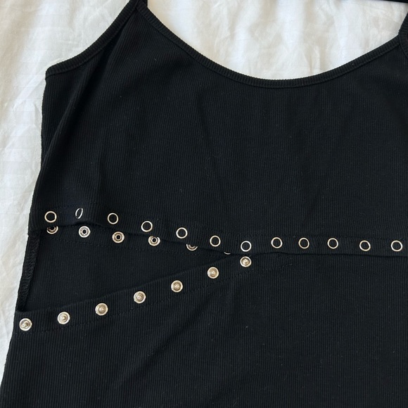 Meshki Black Ribbed Dress - Picture 3 of 3